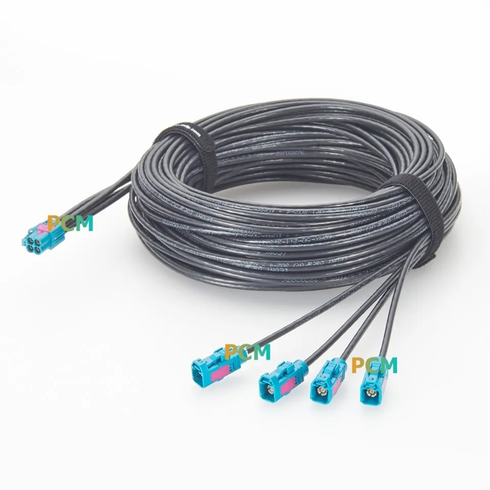 4 In 1 Rosenberger HFM Mini Fakra Cable 10m
