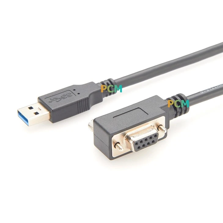 USB To RS232 Serial Cable 90° Degree