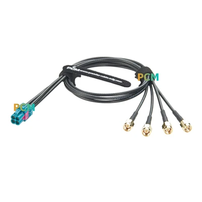 Quad Mini Fakra към 4x SMA RF кабел